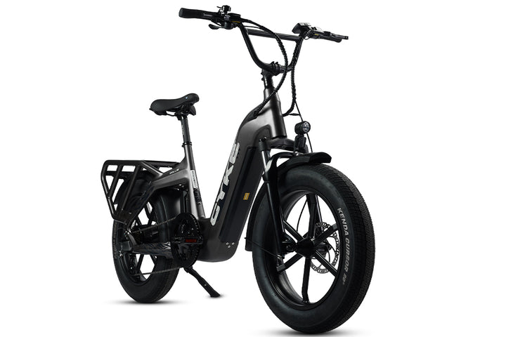 Fat tire electric cargo bike
