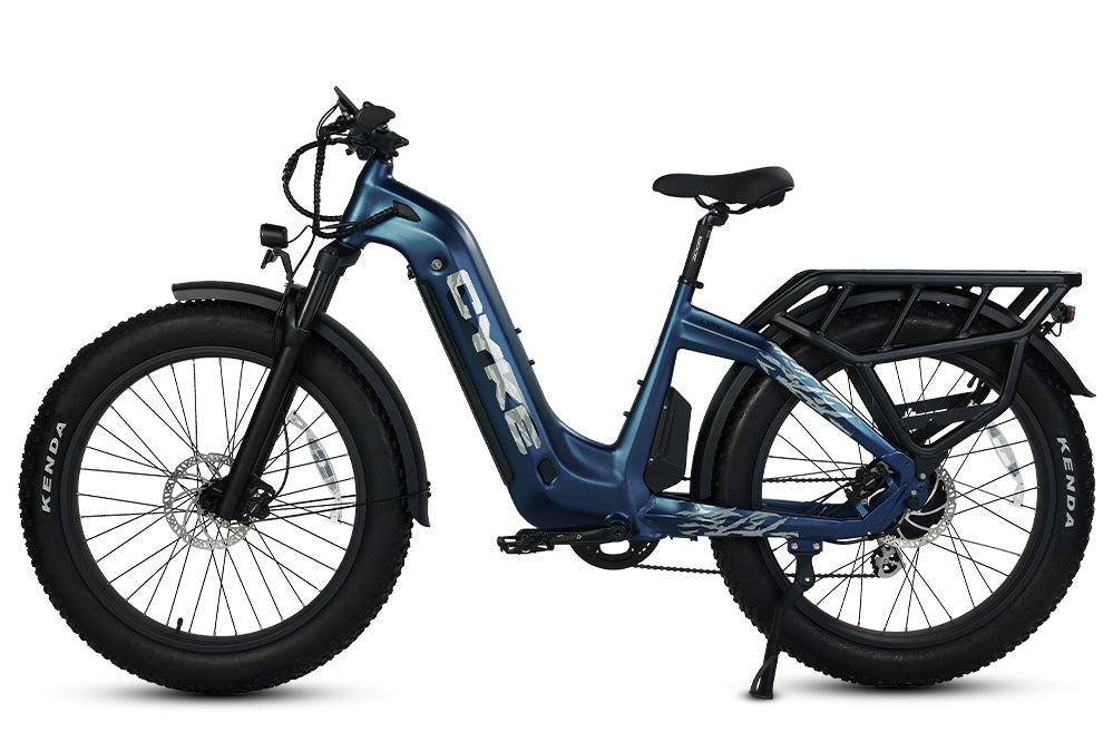 Women's step through electric bike