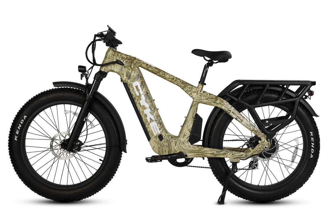 Electric mountain bike for hunting