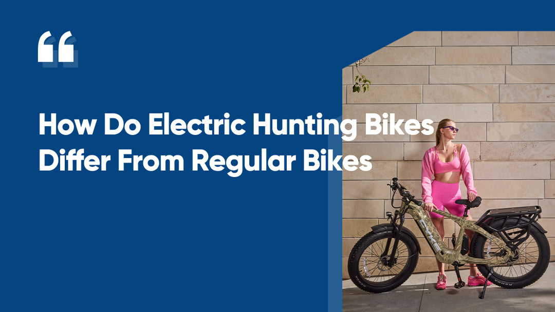 How Do Electric Hunting Bikes Differ From Regular Bikes