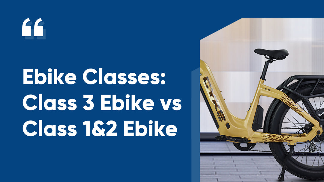 Ebike Classes: Class 3 Ebike vs Class 1&2 Ebike