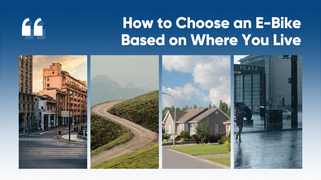 How to Choose an E-Bike Based on Where You Live