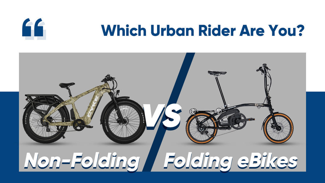 Non-Folding vs. Folding eBikes: Which Urban Rider Are You?
