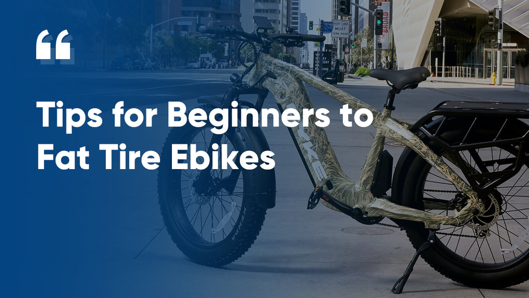 Tips for Beginners to Fat Tire Ebikes