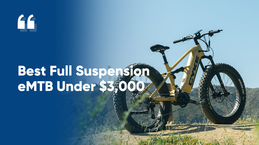 Best Full Suspension eMTB Under $3,000