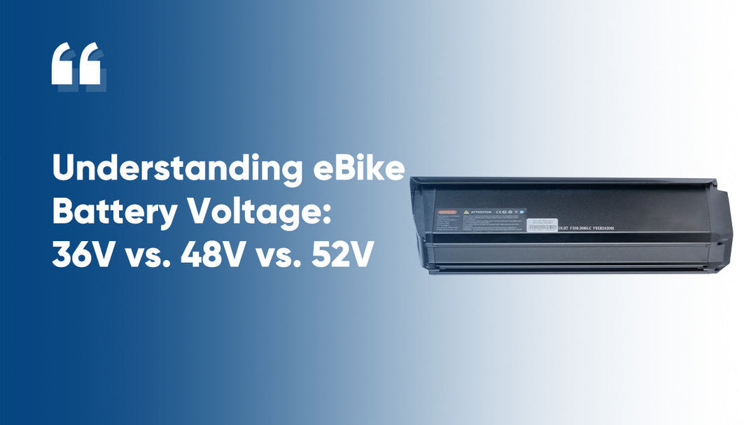 Understanding eBike Battery Voltage: 36V vs. 48V vs. 52V