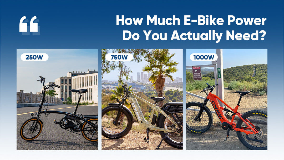 How Much E-Bike Power Do You Actually Need?