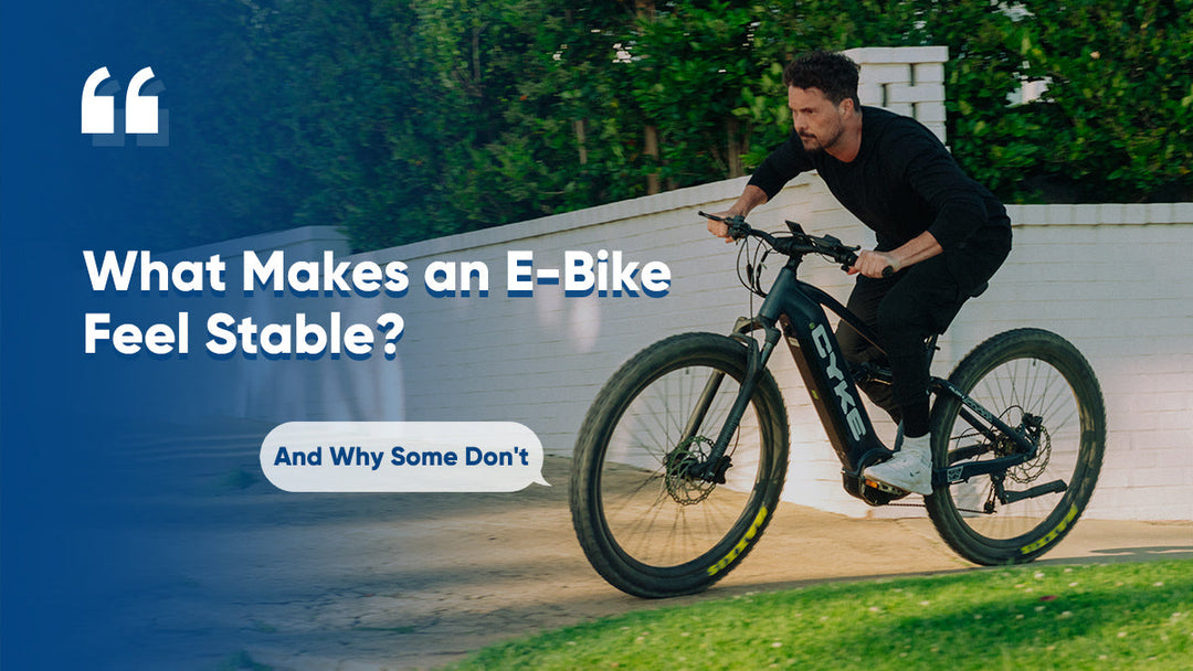 What Makes an E-Bike Feel Stable (and Why Some Don't)