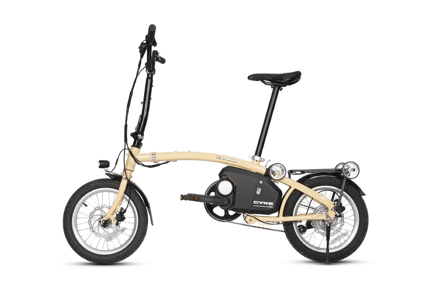 Kingfisher Mid-Drive Folding eBike | Tri-Fold eBike | CYKE Bikes