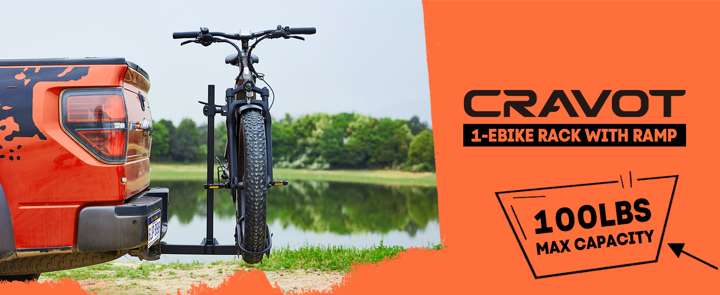 CRAVOT CyberRack E1 Hitch Bike Rack | 100 lbs, Durable & Secure – CYKE ...