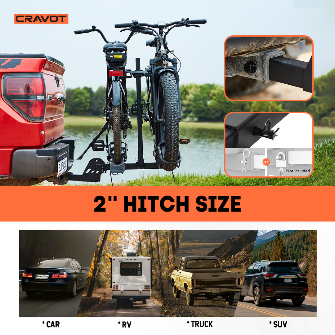 CRAVOT CyberRack E2 Hitch Bike Rack