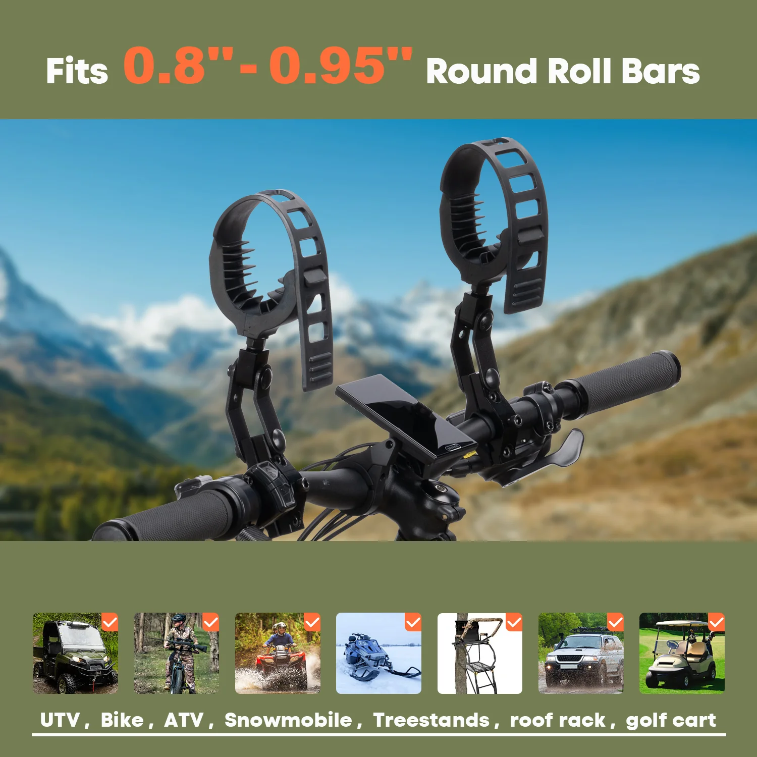 Bicycle Rifle Rack Handlebar Hunten Bike Rifle Rack – CYKE Bikes