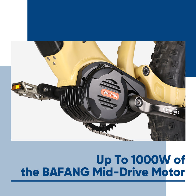1000W BAFANG Mid-Drive Motor