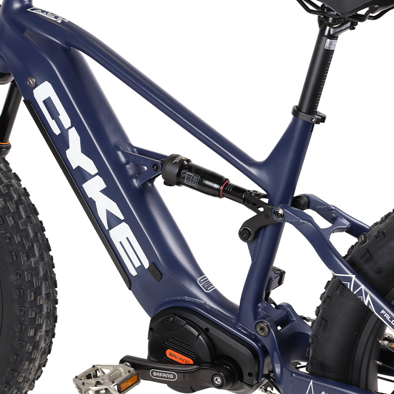 Cyke Specter CYKE Falcon A Full Suspension EMTB | Mid-Drive Ebike For Off-Road ...