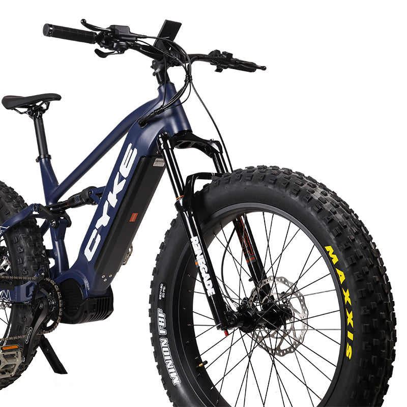 CYKE Falcon A Full Suspension EMTB | Mid-Drive Ebike For Off-Road ...