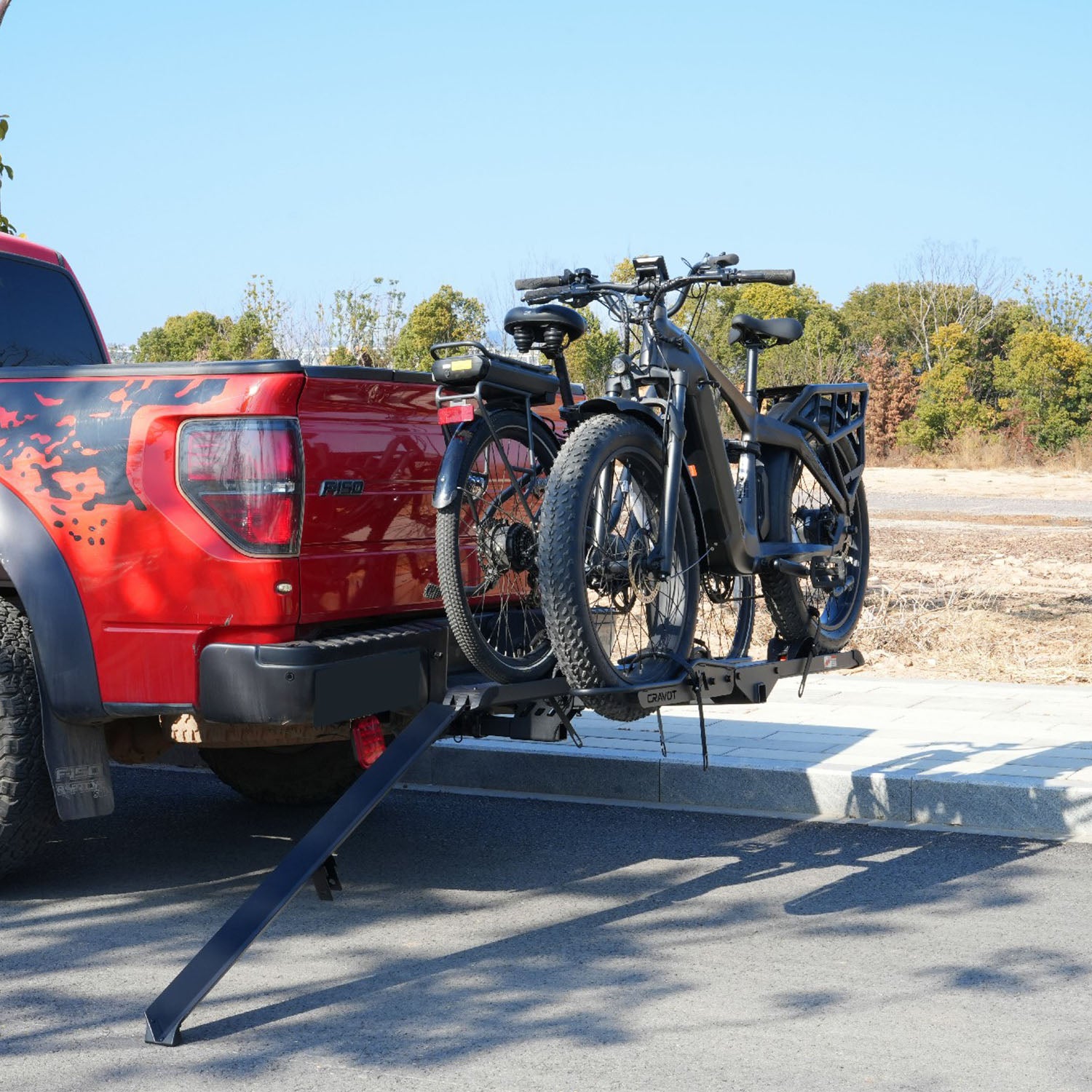 Cyber Rack CRAVOT CyberRack E2 Hitch Bike Rack | 200 lbs, Foldable Design – CYKE Bikes