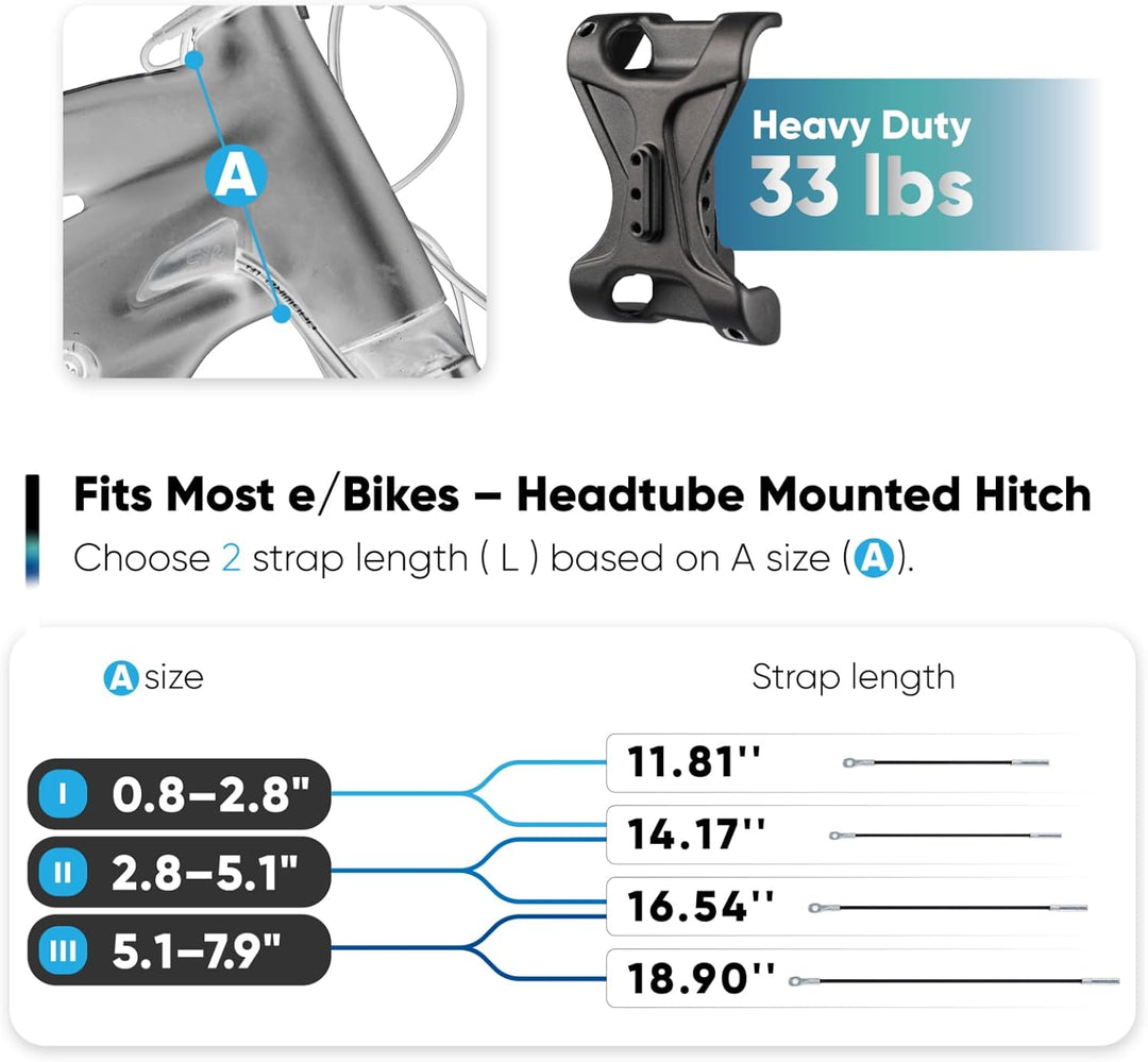 CYKE VelzenCrux | Bike Headtube Mounted Hitch