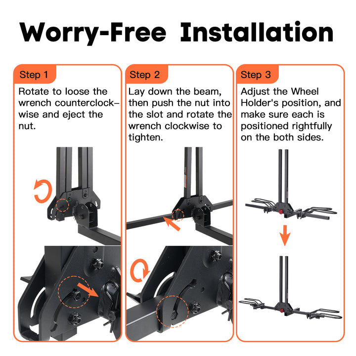 Cravot MagRack F2 Foldable Hitch Bike Rack
