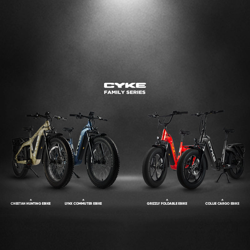 Family Series Fat Tire Ebikes | All Terrain Electric Bikes | CYKE ...