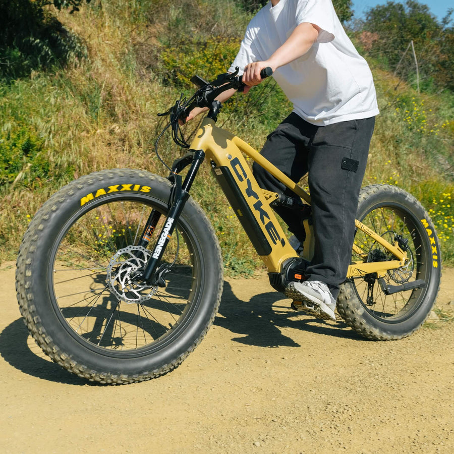CYKE Falcon X Full Suspension EMTB | Mid-Drive Motor Ebike – CYKE Bikes