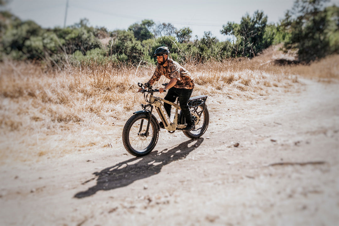 Fat tire electric bike for hunting